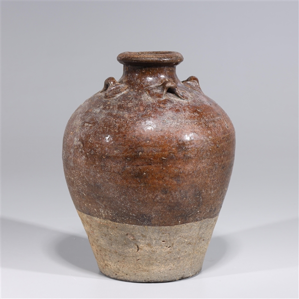Antique Spanish ceramic glazed