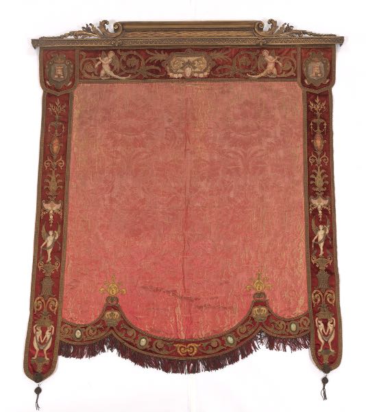 ANTIQUE SPANISH COLONIAL SILK