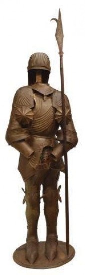 ANTIQUE SPANISH SUIT OF ARMORA