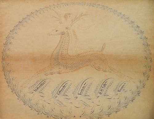 ANTIQUE SPENCERIAN PEN & INK