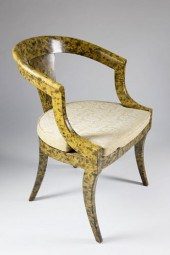 ANTIQUE SPONGE PAINTED FRENCH