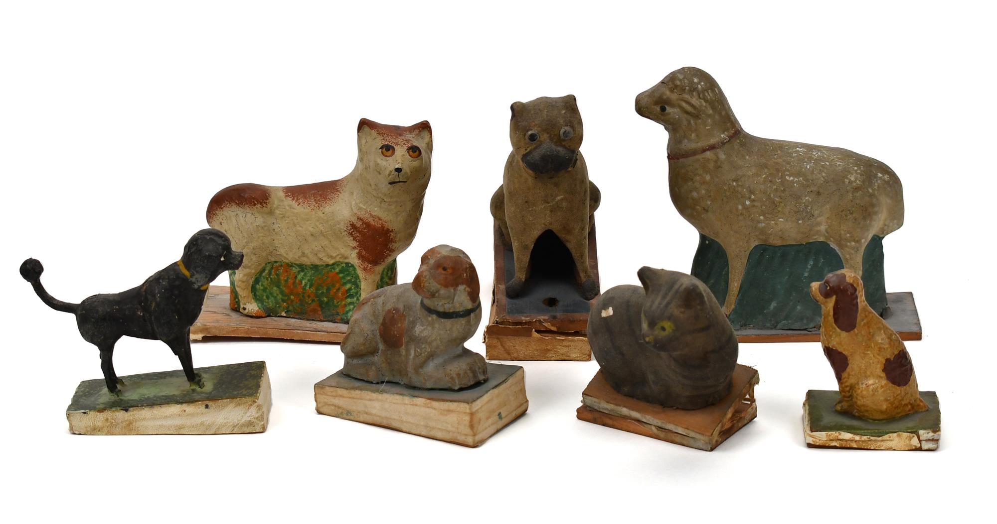 ANTIQUE SQUEAK TOYS, QUADRUPEDS.
