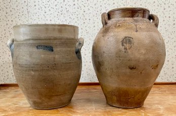 Antique stamped 'Boston' 2 gallon