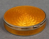 ANTIQUE STERLING & ENAMEL COMP