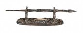 ANTIQUE STERLING REPOUSSE DIP
