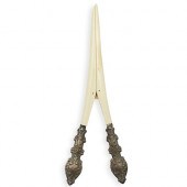 ANTIQUE STERLING SILVER EYELAS