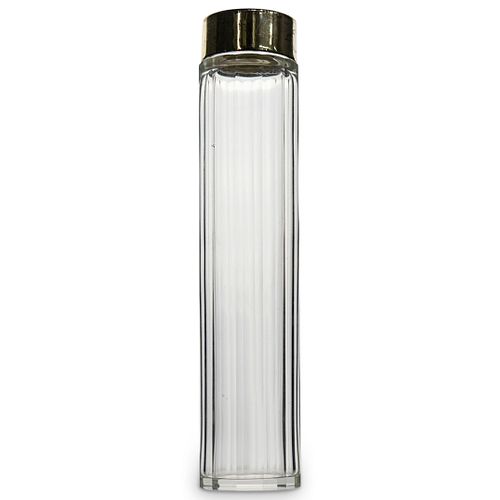 ANTIQUE STERLING SILVER & GLASS