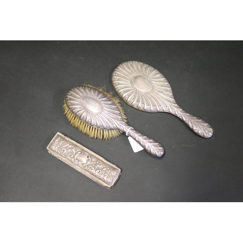 Antique sterling silver mounted