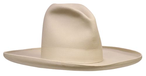 ANTIQUE STETSON NUTRIA WHITE FELT