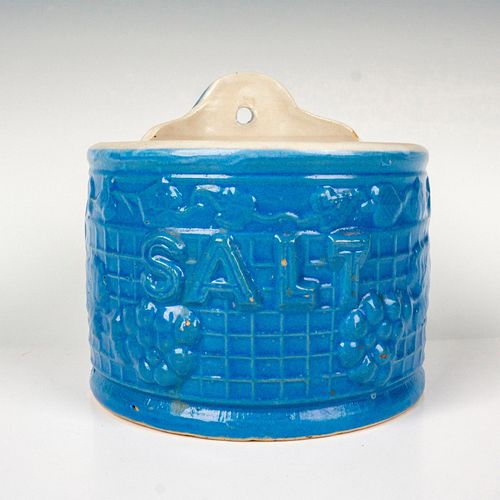 ANTIQUE STONEWARE CROCK SALT