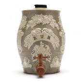 ANTIQUE STONEWARE RUM DISPENSE