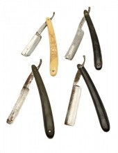 ANTIQUE STRAIGHT SHAVING RAZOR