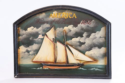 ANTIQUE STYLE "AMERICA YACHT"