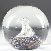 Antique Sulphide Glass Paperwe