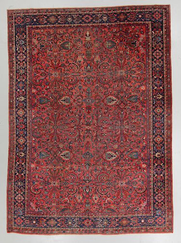 ANTIQUE SULTANABAD RUG, PERSIA:
