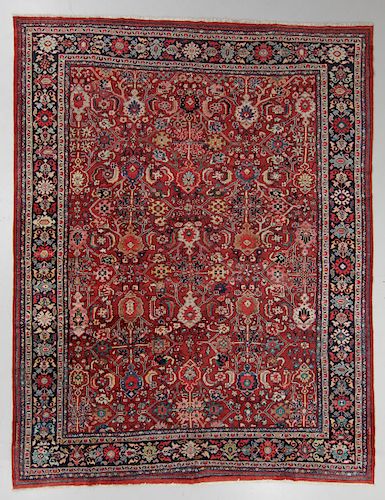 ANTIQUE SULTANABAD RUG, PERSIA: