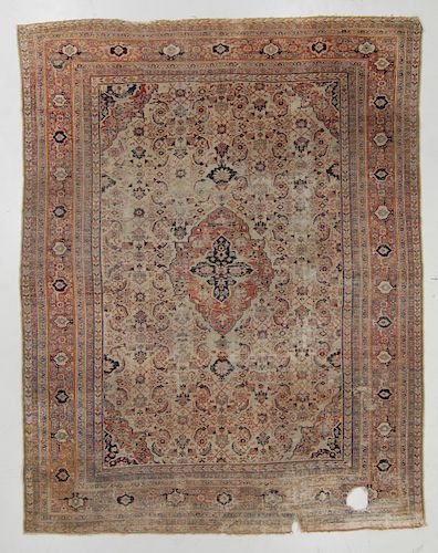 ANTIQUE SULTANABAD RUG, PERSIA: