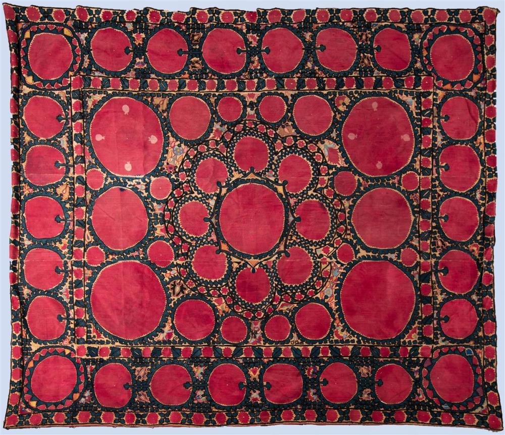 ANTIQUE SUZANI TEXTILE,