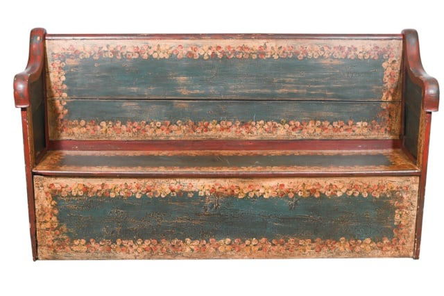 ANTIQUE SWEDISH HAND PAINTED