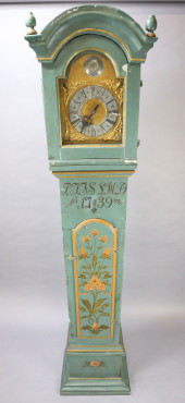 ANTIQUE SWEDISH LONGCASE CLOCK