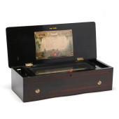 ANTIQUE SWISS INLAID MUSIC BOX