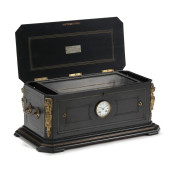 ANTIQUE SWISS MUSICAL BOX CLOC