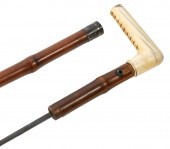 ANTIQUE SWORD CANE, SPIKE BLAD