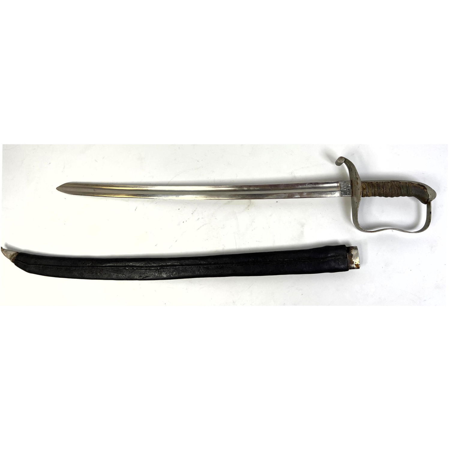Antique Sword with Leather