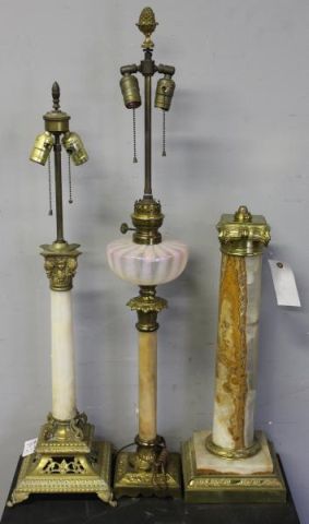 Antique Table Lamp Lot Including