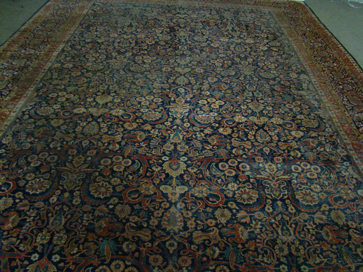 Antique Tabriz Carpet,  10' 2" x