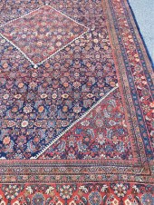ANTIQUE TABRIZ CARPET 11 X 17