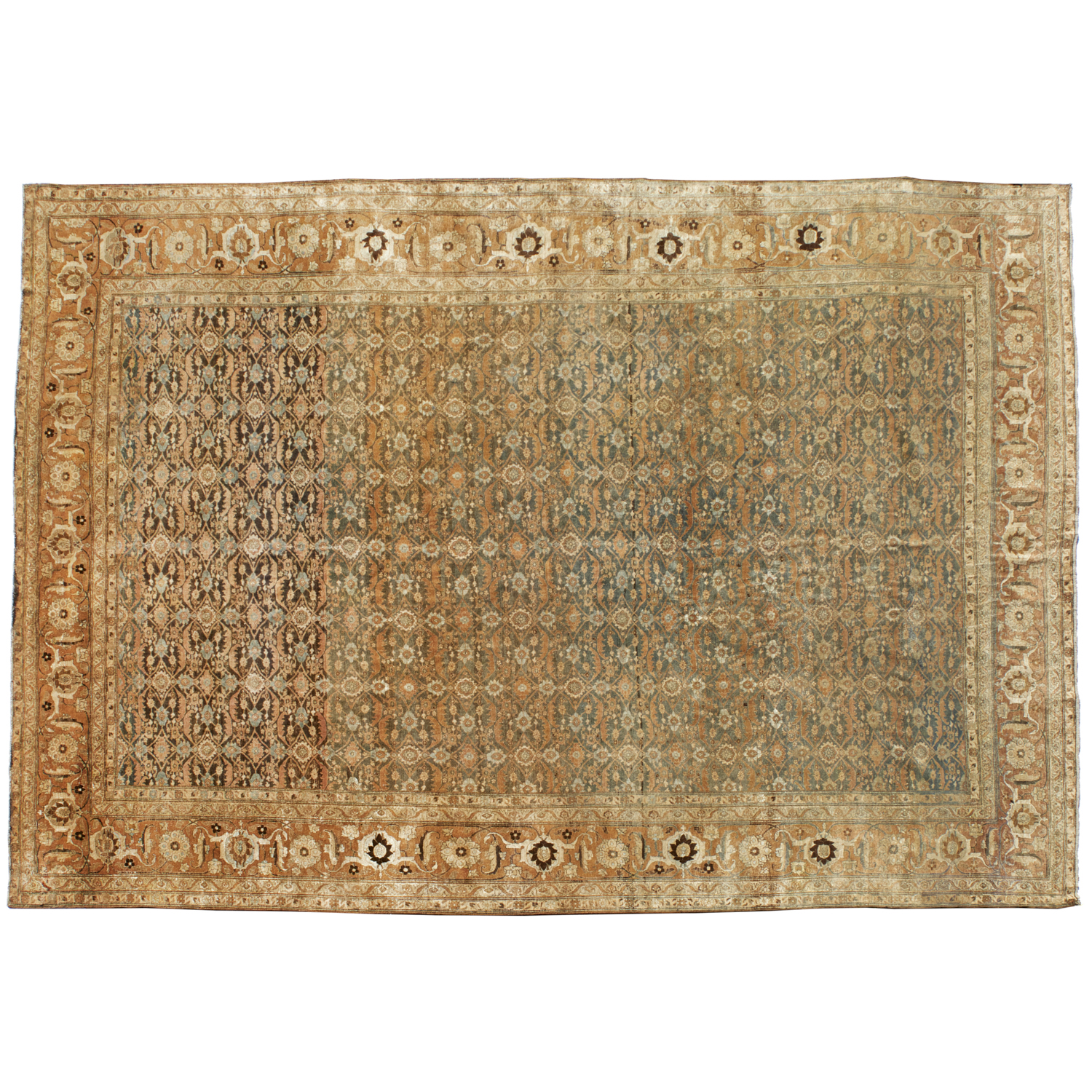 ANTIQUE TABRIZ CARPET Late 19th c.,