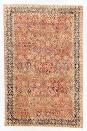 ANTIQUE TABRIZ RUG, PERSIA: 8'