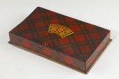 Antique Tartanware Sewing Boxe