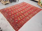 ANTIQUE TEKE TURKMEN WOOL RUG