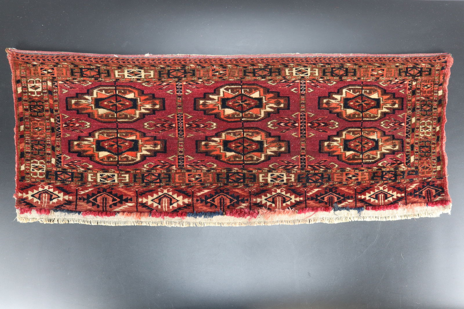 ANTIQUE TEKKE TURKMEN 6 GUL TORBA