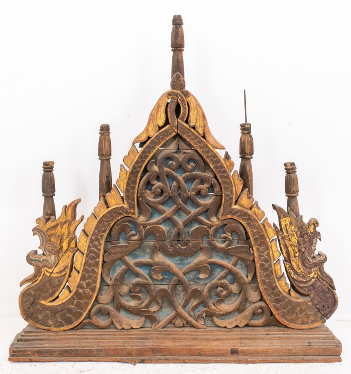 ANTIQUE THAI CARVED ARCHITECTURAL