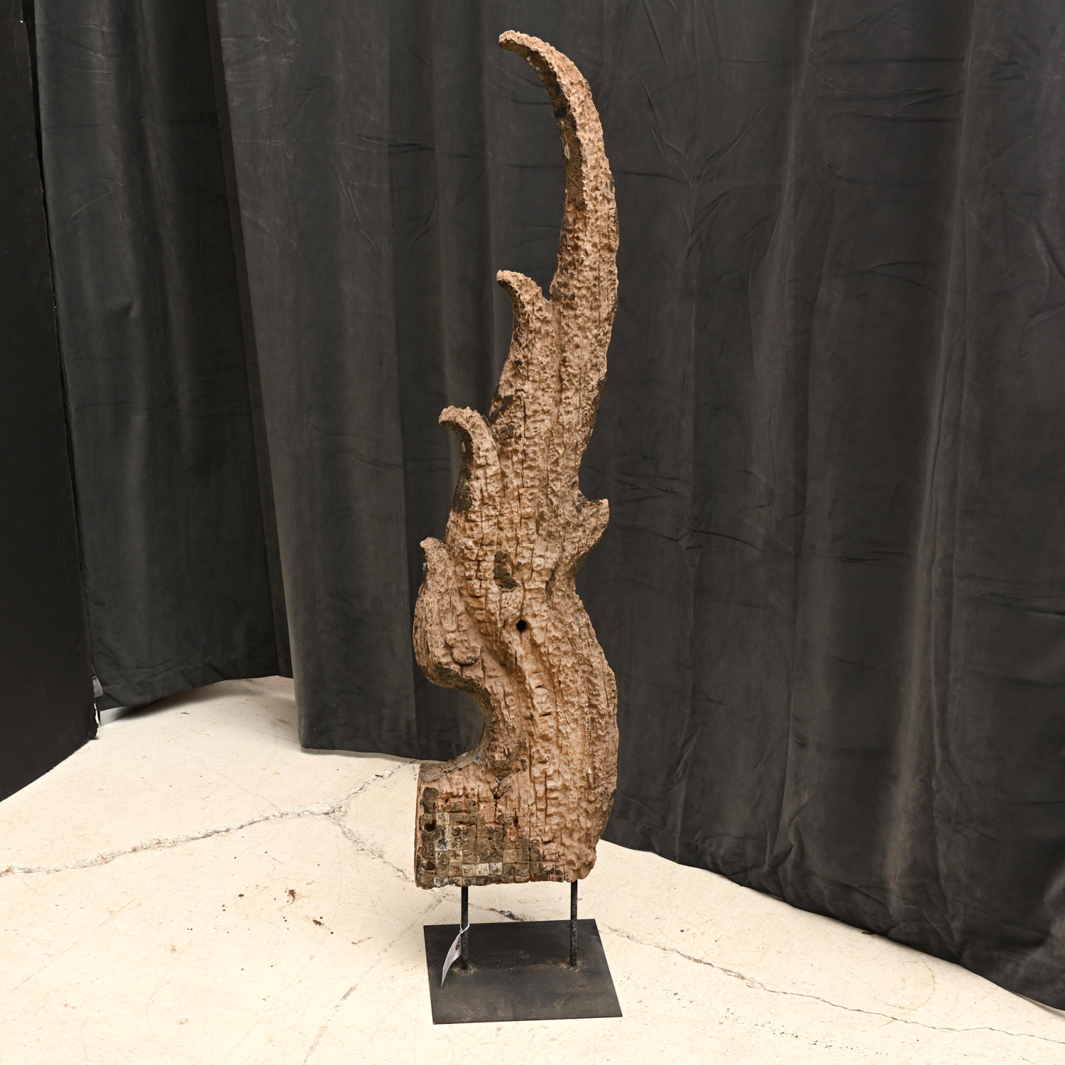 ANTIQUE THAI CARVED HARDWOOD TEMPLE