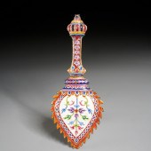 ANTIQUE THAI ENAMELED COPPER S
