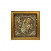 ANTIQUE THAI SILK EMBROIDERED