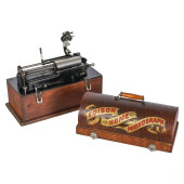 ANTIQUE THOMAS EDISON WOOD MOD