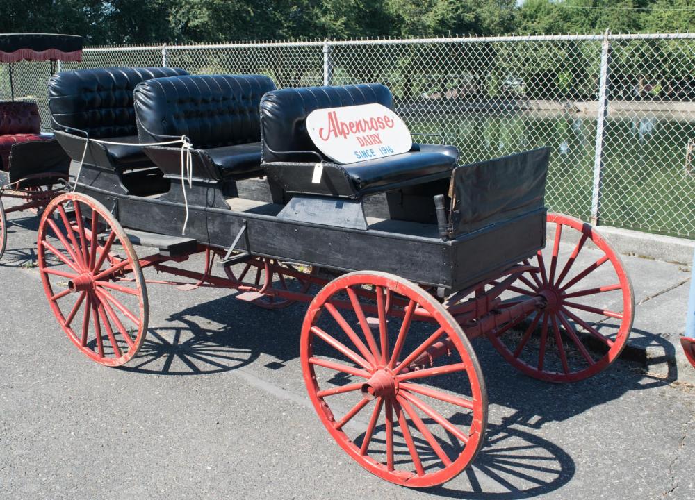 ANTIQUE THREE-SEAT SURREYANTIQUE