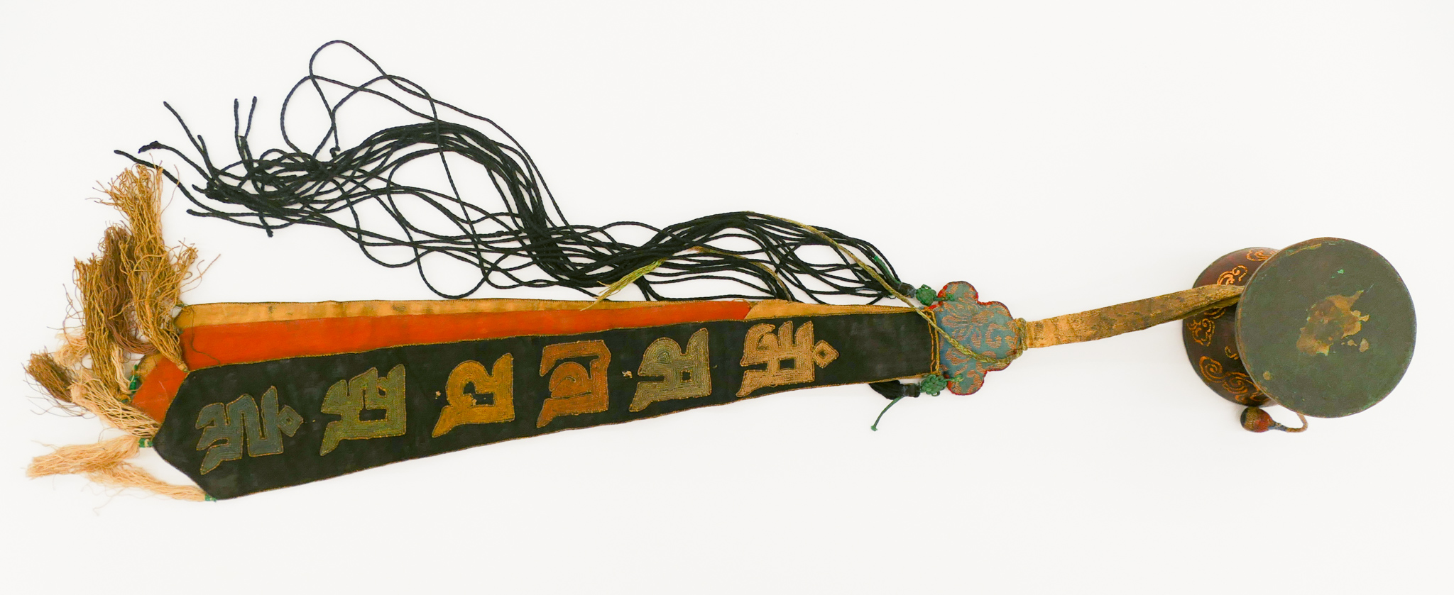 Antique Tibetan Damaru Buddhist