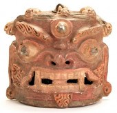 ANTIQUE TIBETAN MAHAKALA MASKA