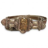 ANTIQUE TIBETAN WOVEN BELTDESC
