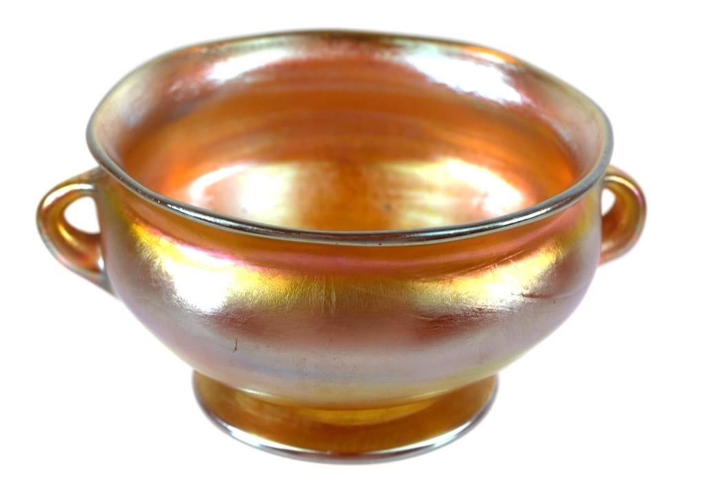 ANTIQUE TIFFANY SMALL FAVRILE GLASS