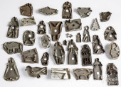 ANTIQUE TIN COOKIE CUTTERS<br>