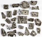 ANTIQUE TIN COOKIE CUTTERS<br>