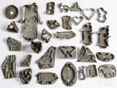 ANTIQUE TIN COOKIE CUTTERS<br>