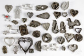 ANTIQUE TIN COOKIE CUTTERS<br>